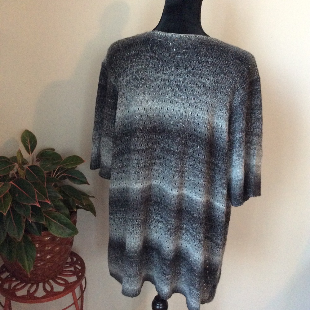 Ruby Rd Woman Sweater Size 2X Gray - Picture 6 of 8